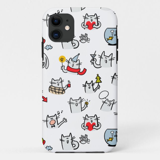 Hübsche Katzen, Milch und Magie. Case-Mate iPhone Hülle (Rückseite)