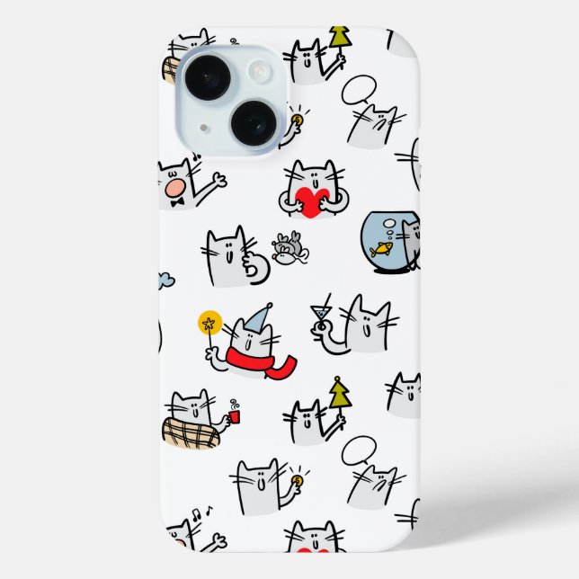 Hübsche Katzen, Milch und Magie. Case-Mate iPhone Hülle (Rückseite)