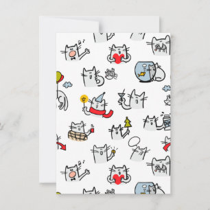 Hübsche Katzen, Milch und Magie. Einladung