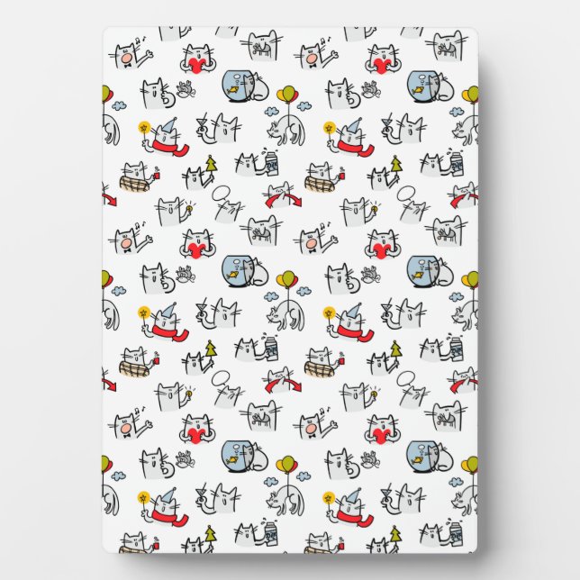 Hübsche Katzen, Milch und Magie. Fotoplatte (Vorderseite)