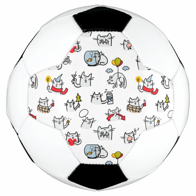 Hübsche Katzen, Milch und Magie. Fußball (Vorderseite)