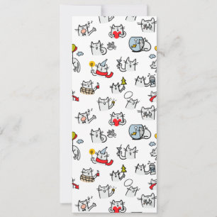 Hübsche Katzen, Milch und Magie. Karte
