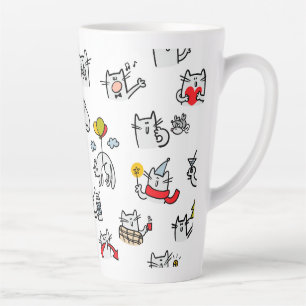 Hübsche Katzen, Milch und Magie. Milchtasse