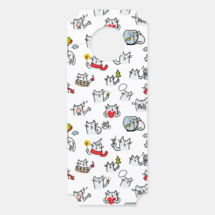 Hübsche Katzen, Milch und Magie. Türanhänger
