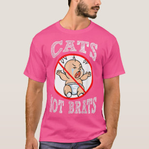 Hübsche Katzen nicht Kinder Bratsche Katzenbesitze T-Shirt