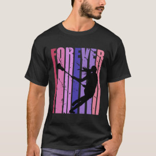 Hübsche Kids Forever Lacrosse Bday Player Team Vin T-Shirt