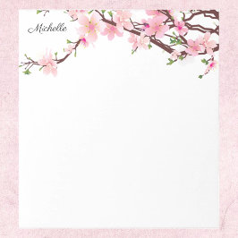Hübsche Kirschblüten Notepad IHRER TEXT Notizblock