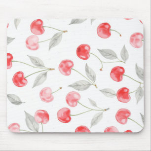 Hübsche Kirschfrucht Muster Mousepad