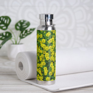 Hübsche kleine gelbe Blumen Trinkflasche