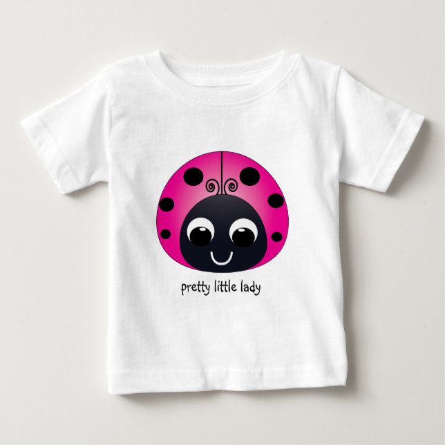 Hübsche Kleine Lady Ladybug T - Shirt (Vorderseite)