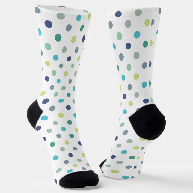 Hübsche kleine Punkte Socken (Gewinkelt)