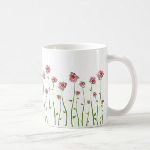 Hübsche kleine Rosen-Tasse Kaffeetasse