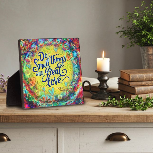 Hübsche Kleinigkeiten Große Liebe Zitat Inspirivit Fotoplatte (Von Creator hochgeladen)