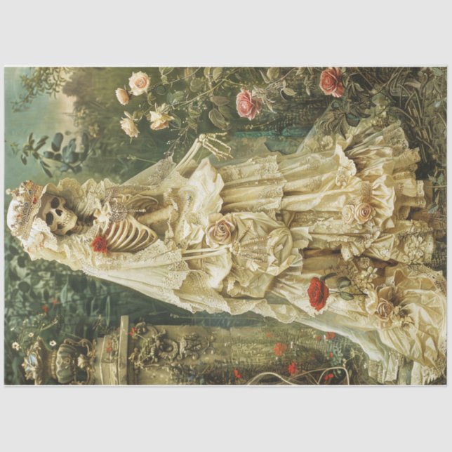 Hübsche Knochen Seidenpapier (Vorderseite)