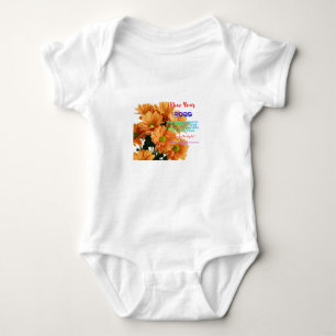 Hübsche Kosmische Blume - Enchanting Galaxy Botani Baby Strampler