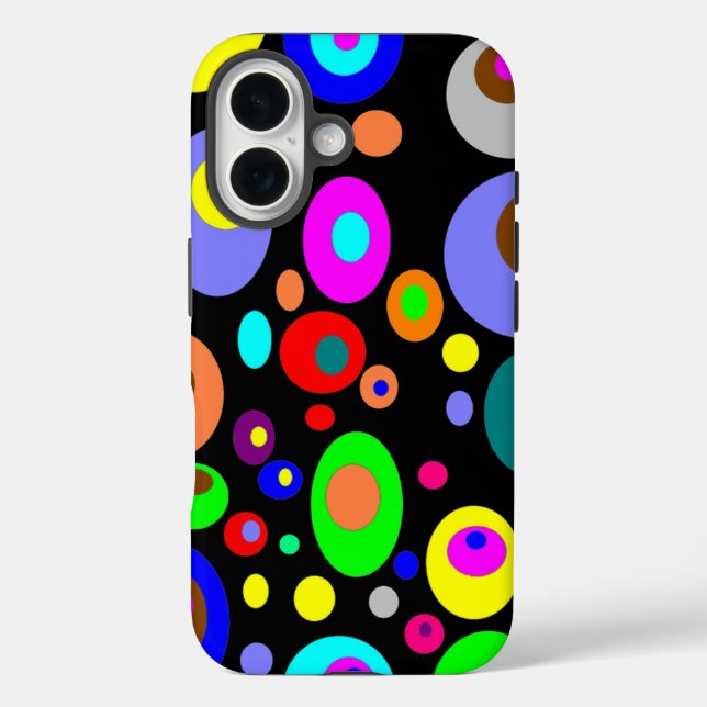 Hübsche Kreise Case-Mate iPhone Hülle (Rückseite)