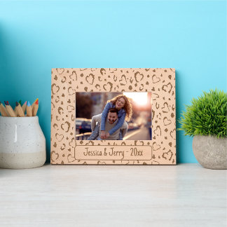 Hübsche Kunst und Spots Elegantes Trendy Picture Geätzte Rahmen