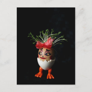 Hübsche Lady Eggmen Series Osterpostkarte Feiertagspostkarte