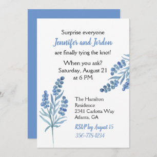 Hübsche Lässige Einladung zur Hochzeit