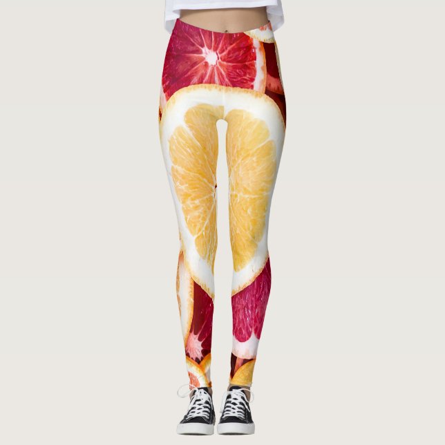 Hübsche Lebensmittel Leggings (Vorderseite)