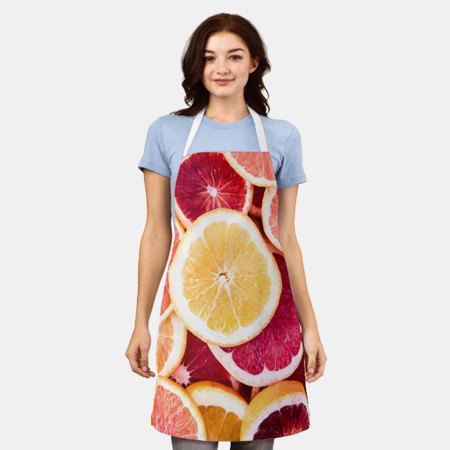 Hübsche Lebensmittel Schürze (Getragen)