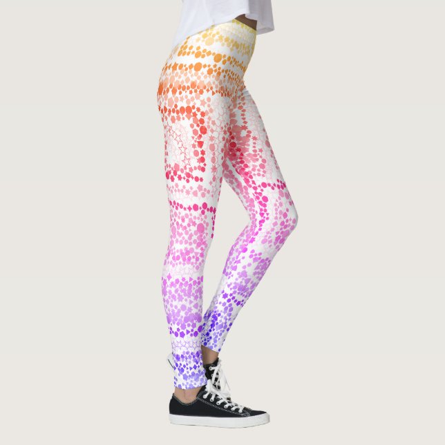 Hübsche Leggings lila (Rechts)