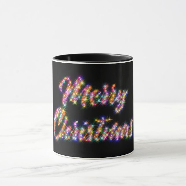 Hübsche Lichter Weihnachten Tasse (Zentrum)