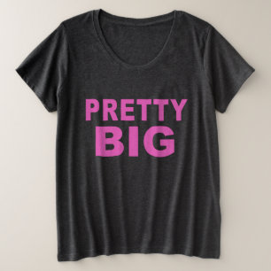 Hübsche Liebe der Selbstakzeptanz für Big T - Shir Große Größe T-Shirt