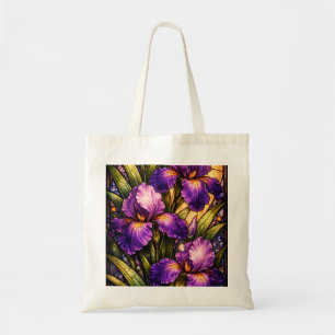 Hübsche lila Blumen-Tasche! Tragetasche