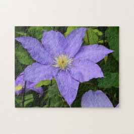 Hübsche Lila Clematis Blossom Puzzle