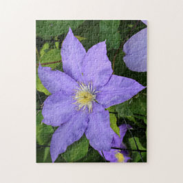 Hübsche Lila Clematis Blossom Puzzle