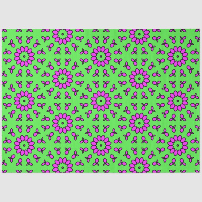 Hübsche Lila Dekoration Seidenpapier (Vorderseite)