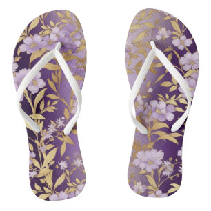 Hübsche Lila Flip Flops
