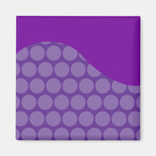 Hübsche lila große magnet