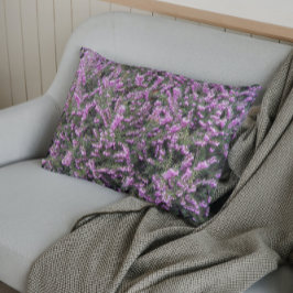 Hübsche Lila Heather Floral Kissenbezug