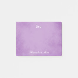Hübsche Lila Homeschool-Mama Post-it Klebezettel