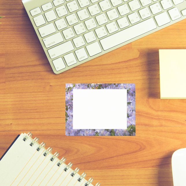 Hübsche Lila Rhododendren Post-it Klebezettel (In Situ)