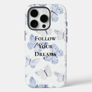 Hübsche Lila Schmetterlinge iPhone 16 Pro Hülle