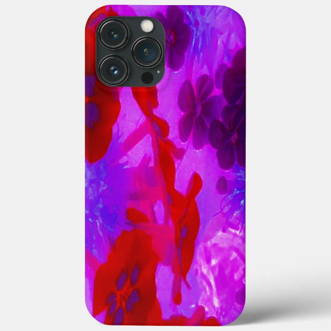 Hübsche Lila und Red Garden Phlox Blume Case-Mate iPhone Hülle (Rückseite)