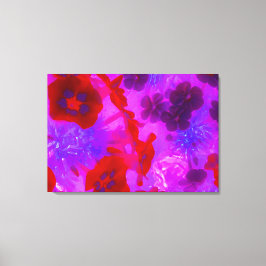 Hübsche Lila und Red Garden Phlox Blume Leinwanddruck