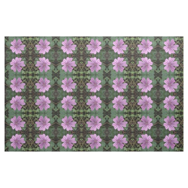 Hübsche Lila Wildblume Gemustertes Blumengewebe Stoff (Fat Quarter (45,7 x 55,9 cm))