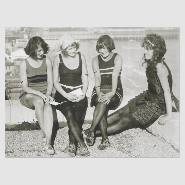 Hübsche Mädchen, 20er Seidenpapier (Vorderseite)