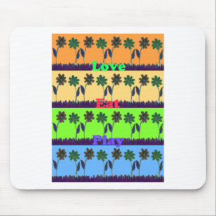 Hübsche Mädchen Hakuna Matata Farben Geschenke.png Mousepad