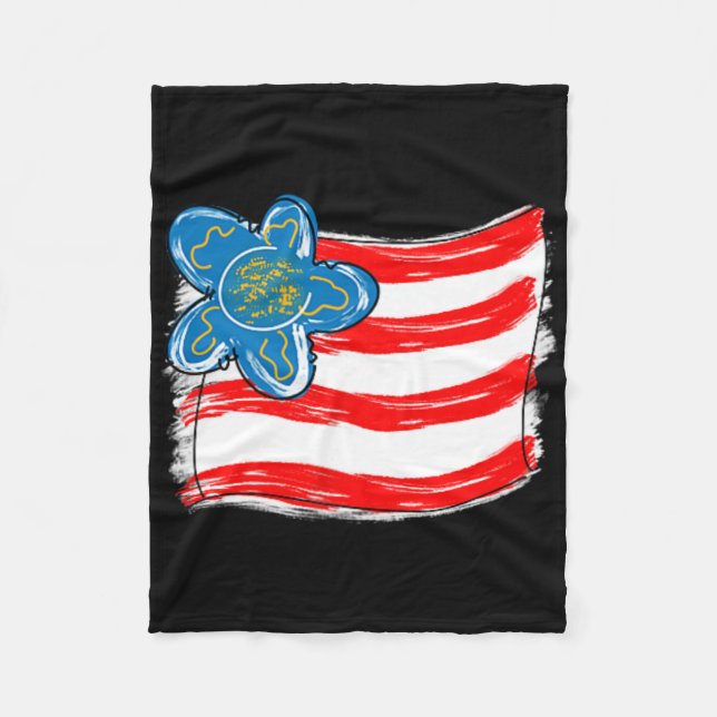 Hübsche Mädchen wählen Republikaner Funny Conserva Fleecedecke (Vorderseite)