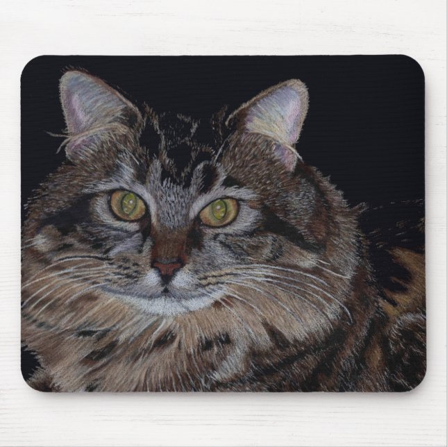 Hübsche Maine Coon Cat Mousepad (Vorne)