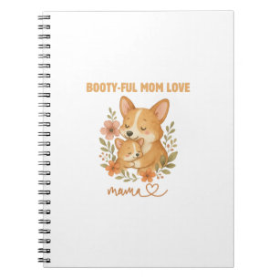 Hübsche Mama Liebe Corgi Muttertag Notizblock
