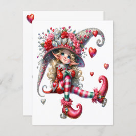 Hübsche Masquerade Girl Einladung