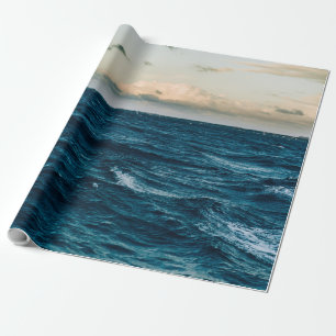 Hübsche Meereslandschaft Geschenkpapier