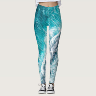 Hübsche Meereswellen Bestes Geschenk für Naturli Leggings