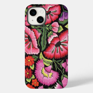 Hübsche mexikanische Stickerei - farbige Blume Case-Mate iPhone 14 Hülle